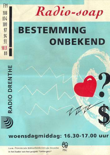 cover bestemming onbekend hoorspelserie